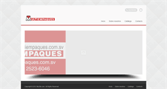 Desktop Screenshot of multiempaques.com.sv